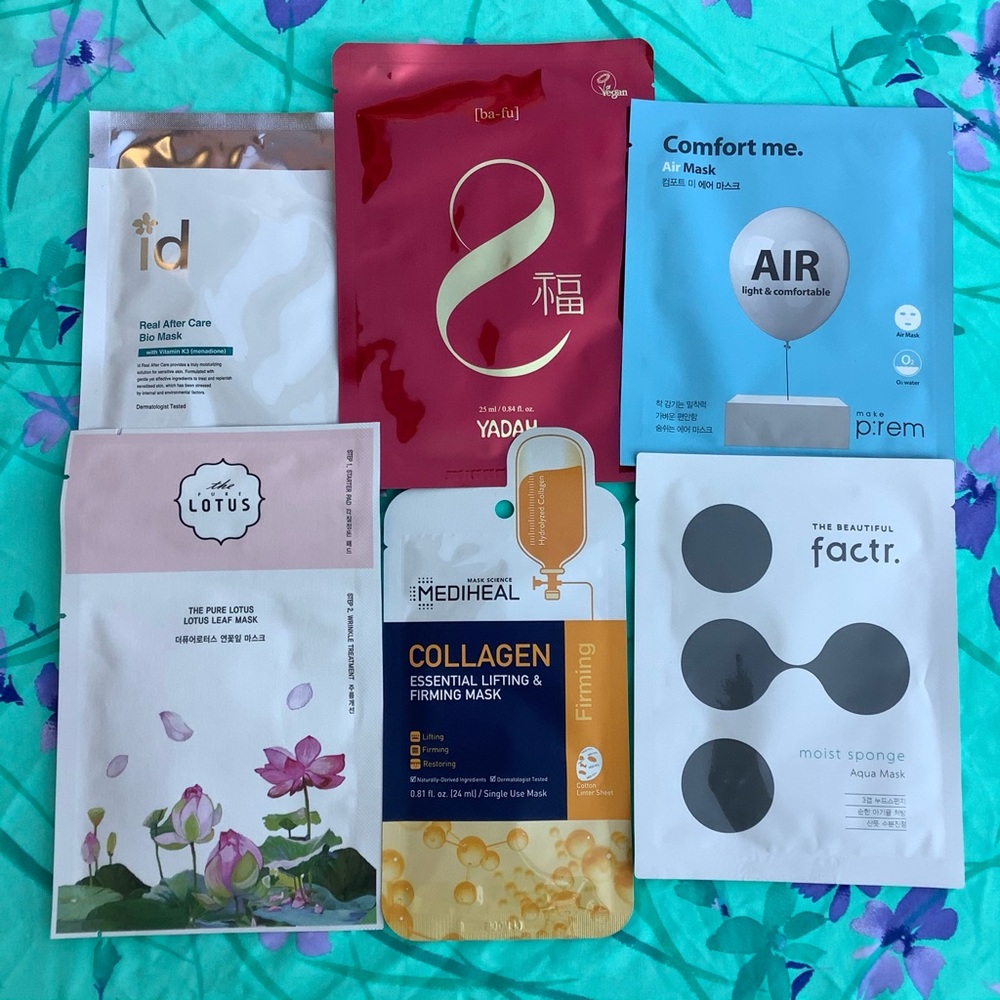 6 At Home Face Masks Different Brands